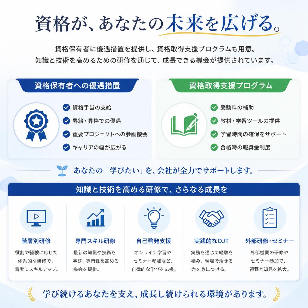 第一種電気工事士資格取得者を積極採用