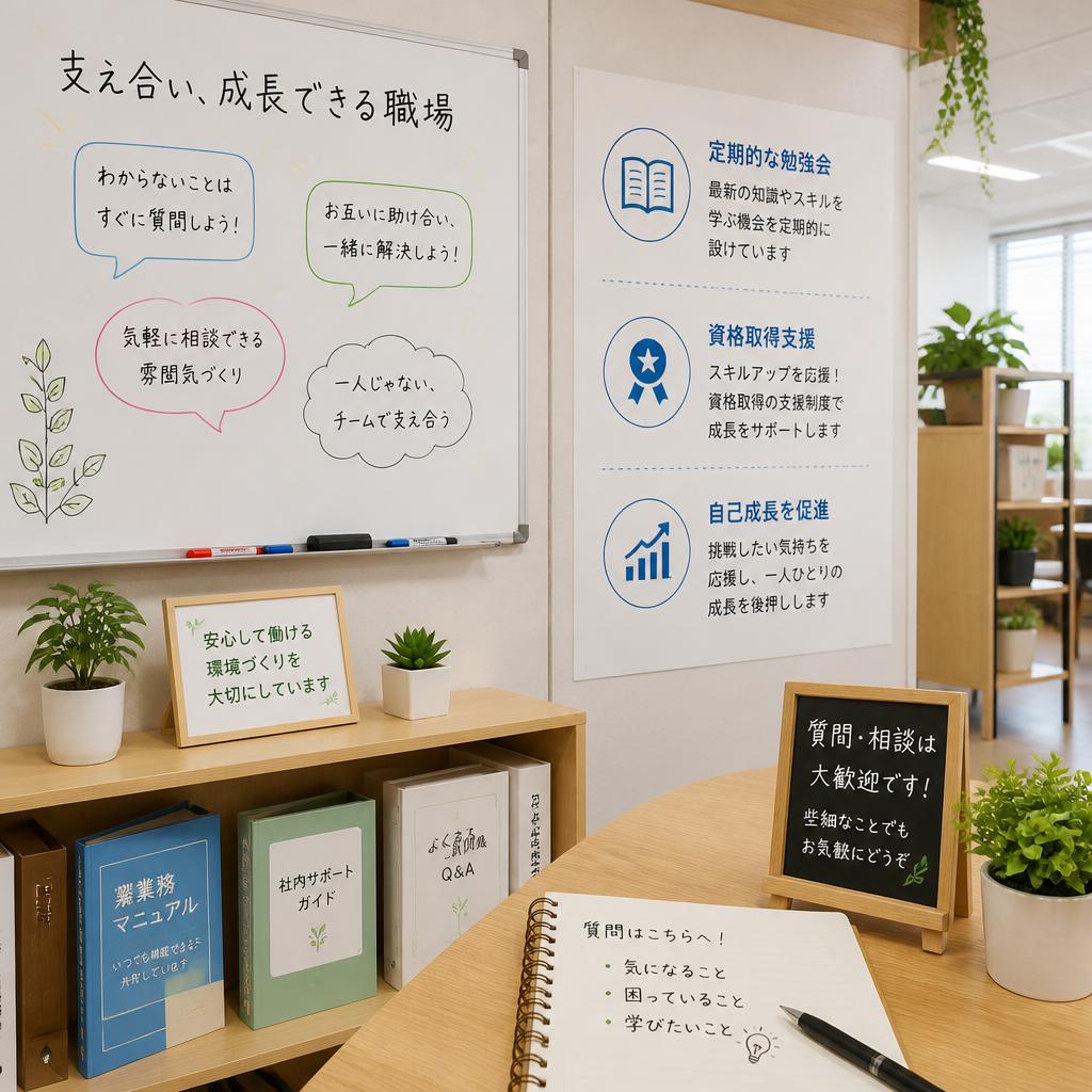 安心して働ける職場環境
