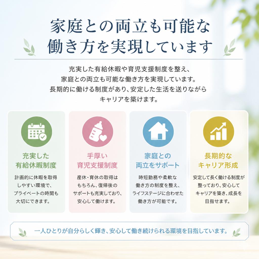 ワークライフバランスを重視