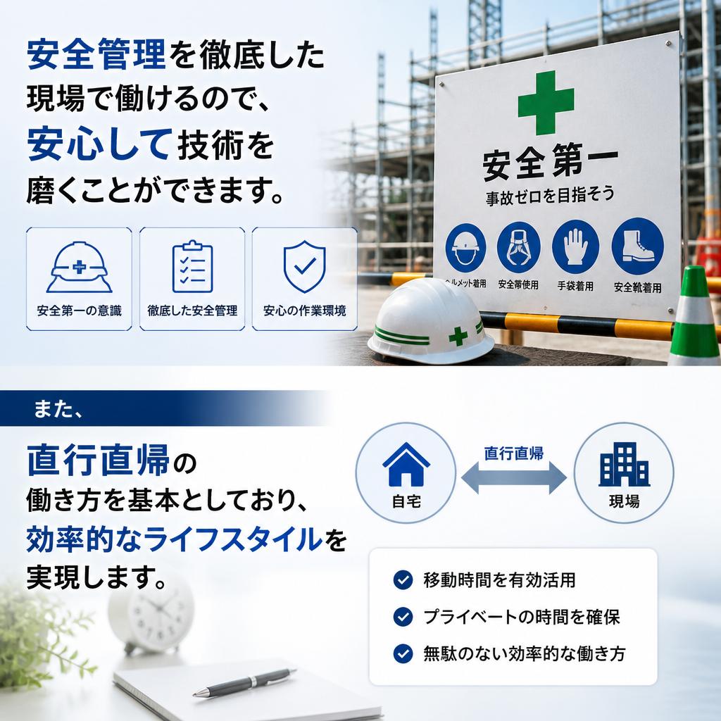 安全な現場と効率的な働き方
