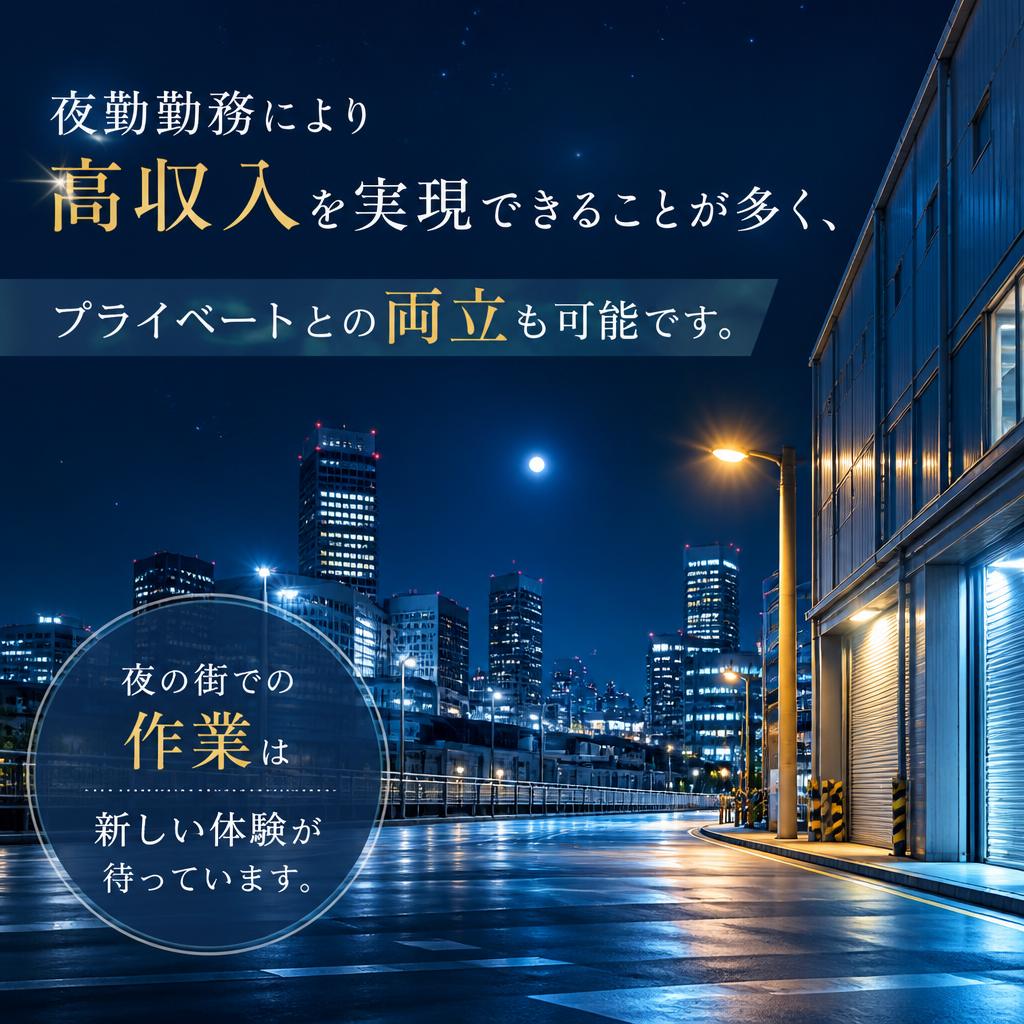 夜勤の魅力とメリット