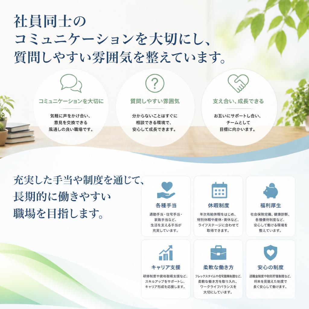 4. 安心して働ける環境