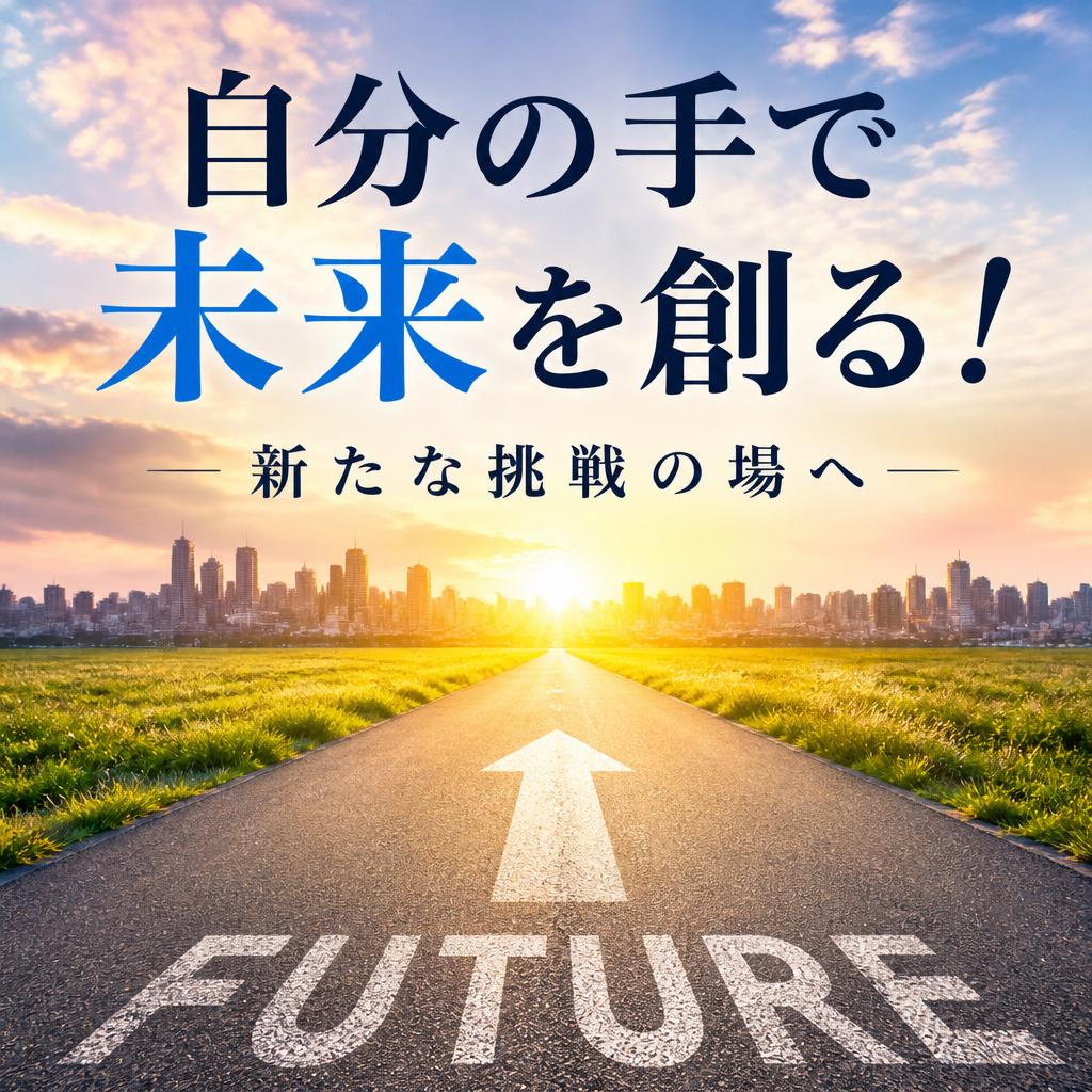 自分の手で未来を創る！新たな挑戦の場へ
