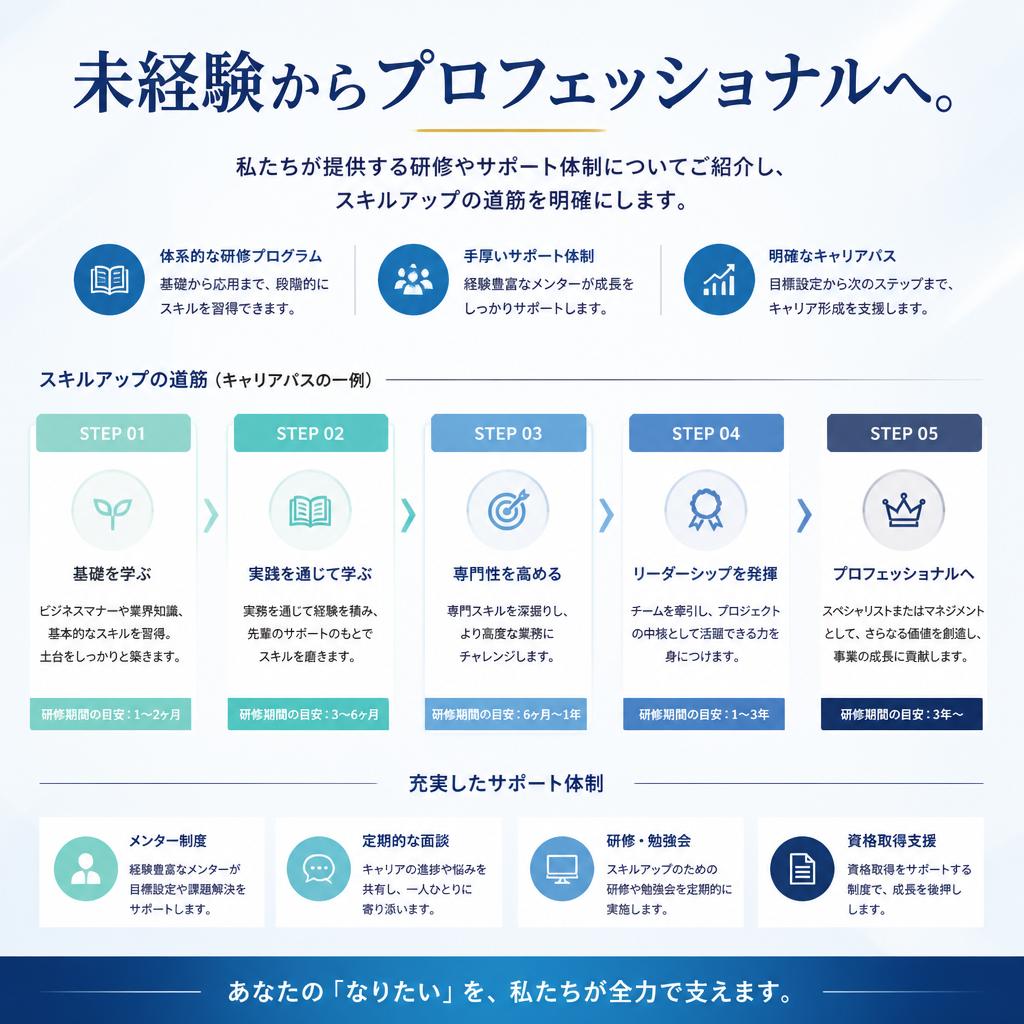 2. スキルアップのための支援