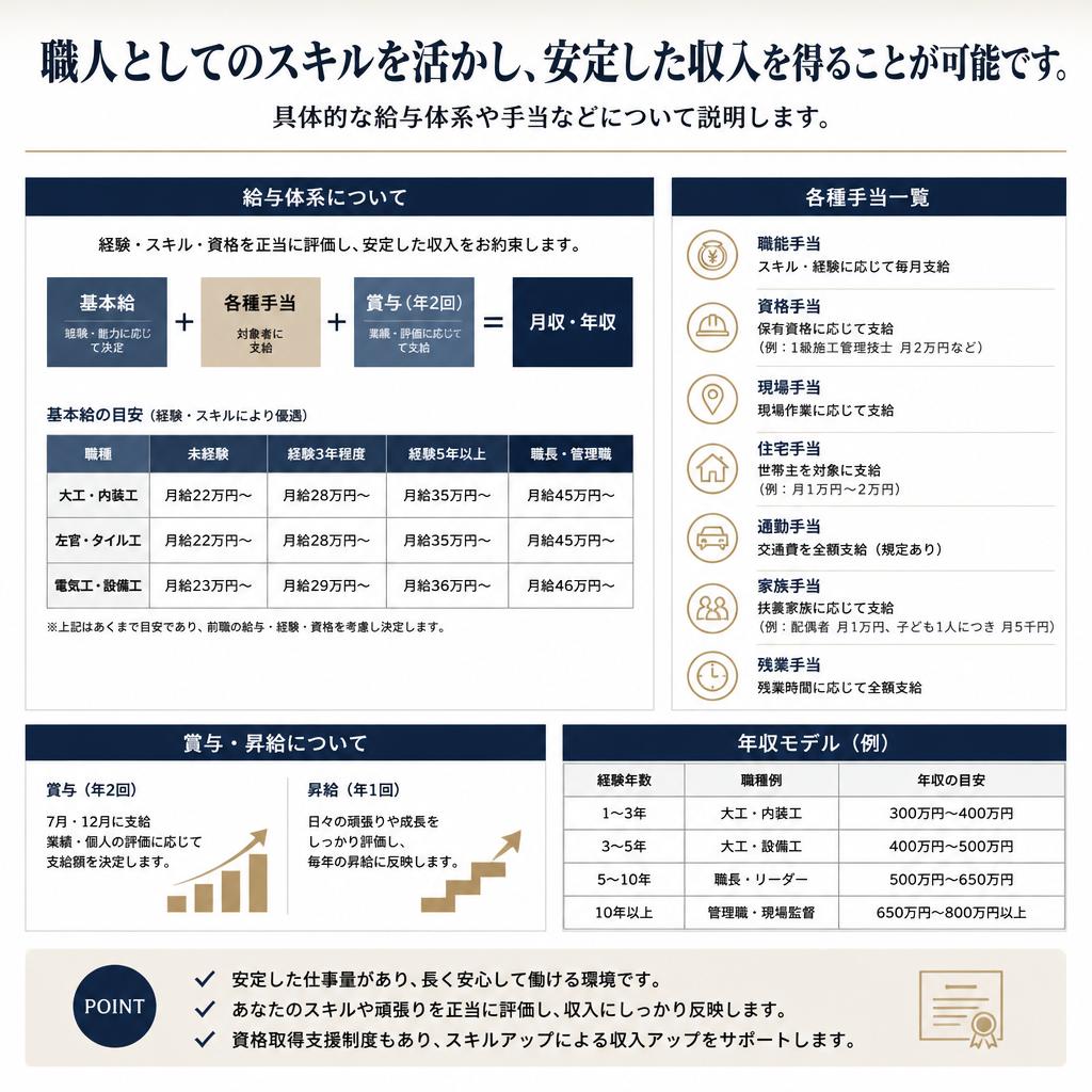 4. 安定した収入の実現