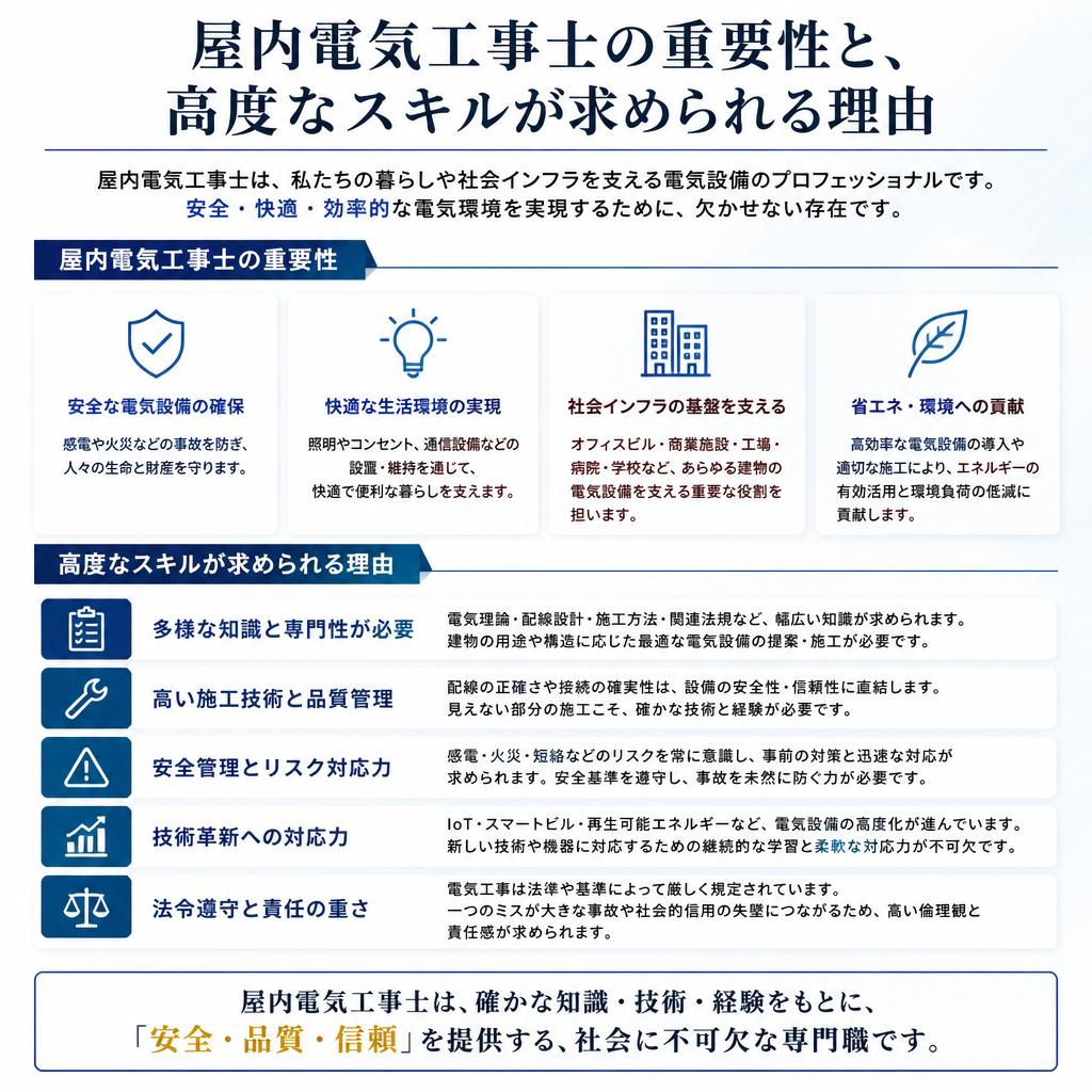 2. 屋内電気工事士の役割