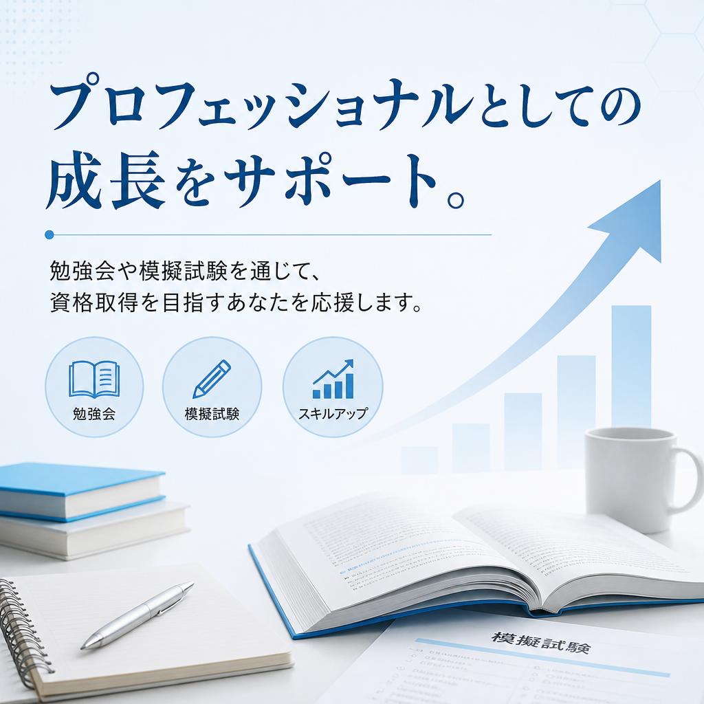 資格取得を全力支援