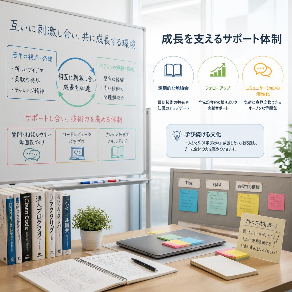 仲間と共に高め合う技術力