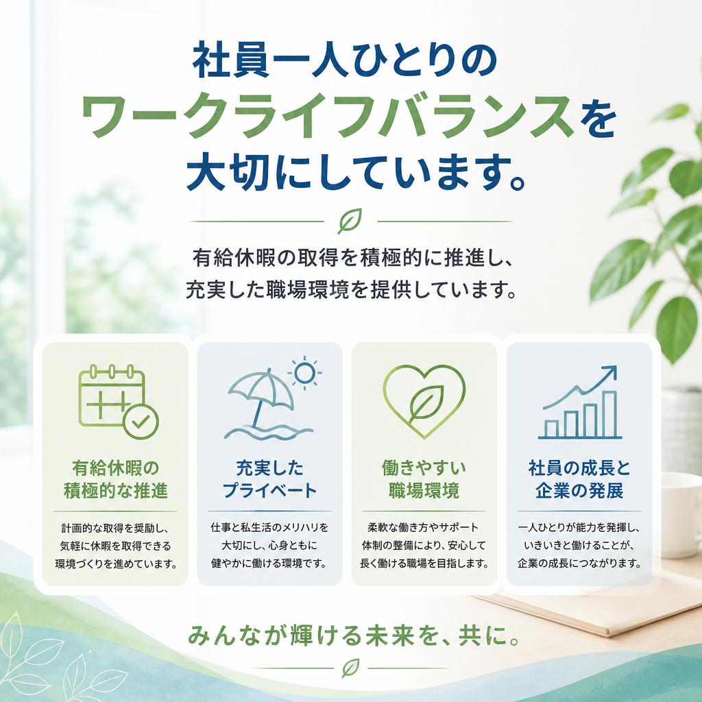 働きやすい環境