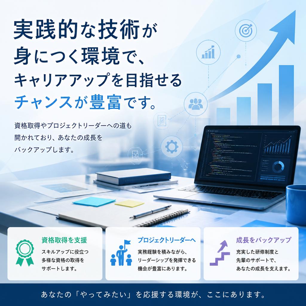 キャリアアップのチャンスが広がる