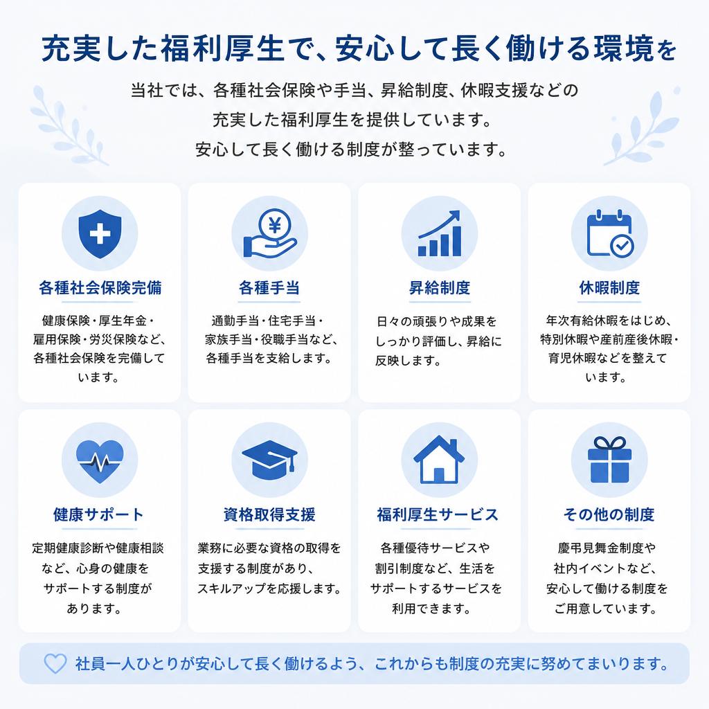 福利厚生の充実