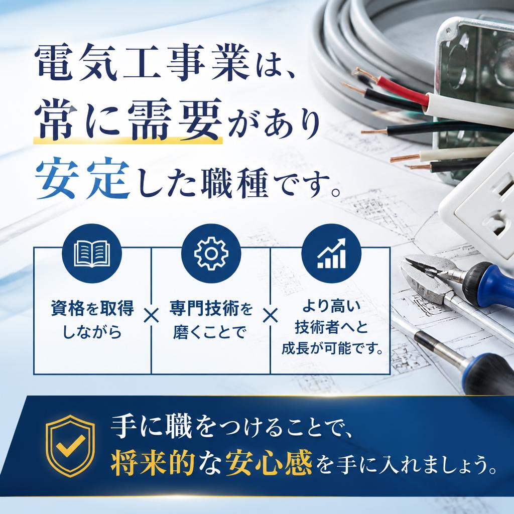 手に職をつける・安定したキャリア