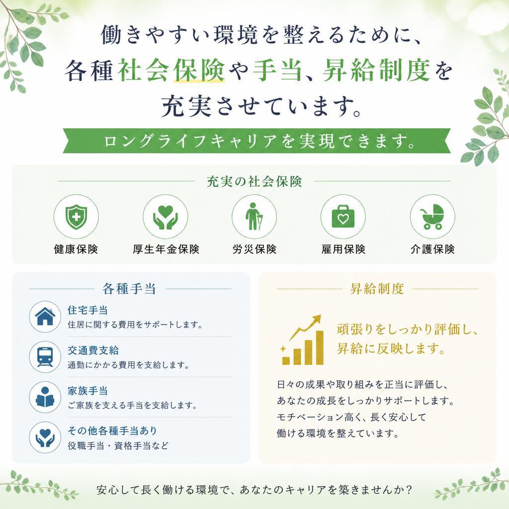 福利厚生が充実