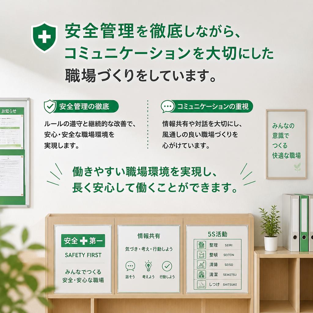 働きやすい職場環境の整備
