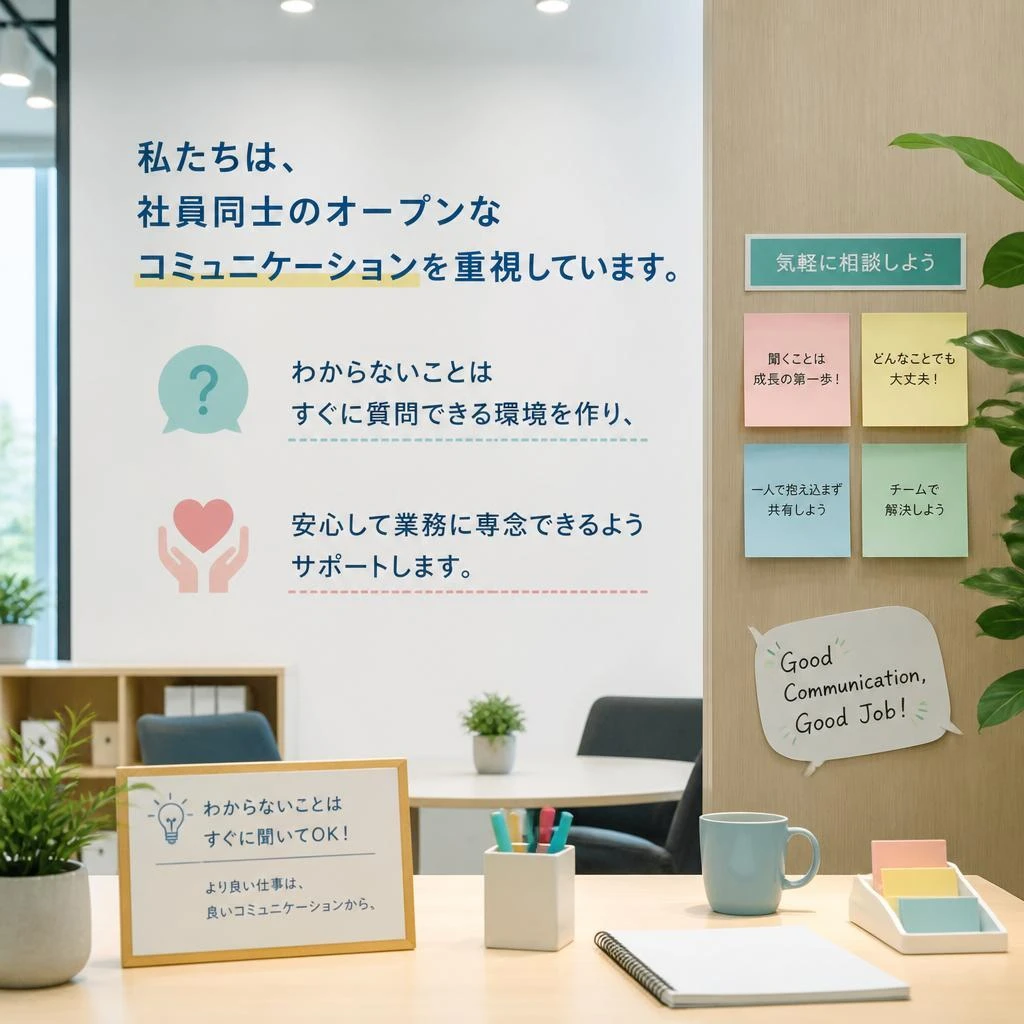 社員同士のコミュニケーション活性化