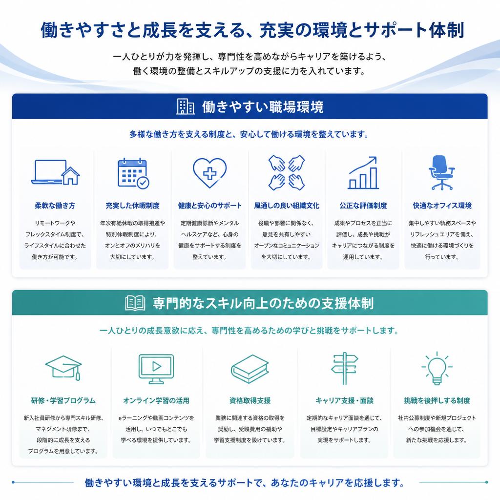 職場環境と成長支援