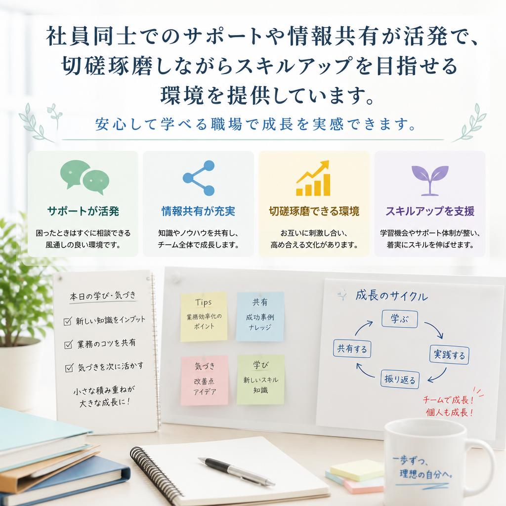 成長を実感する環境