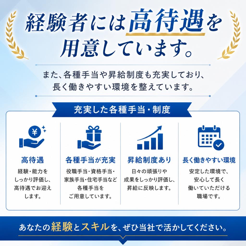 高待遇の魅力