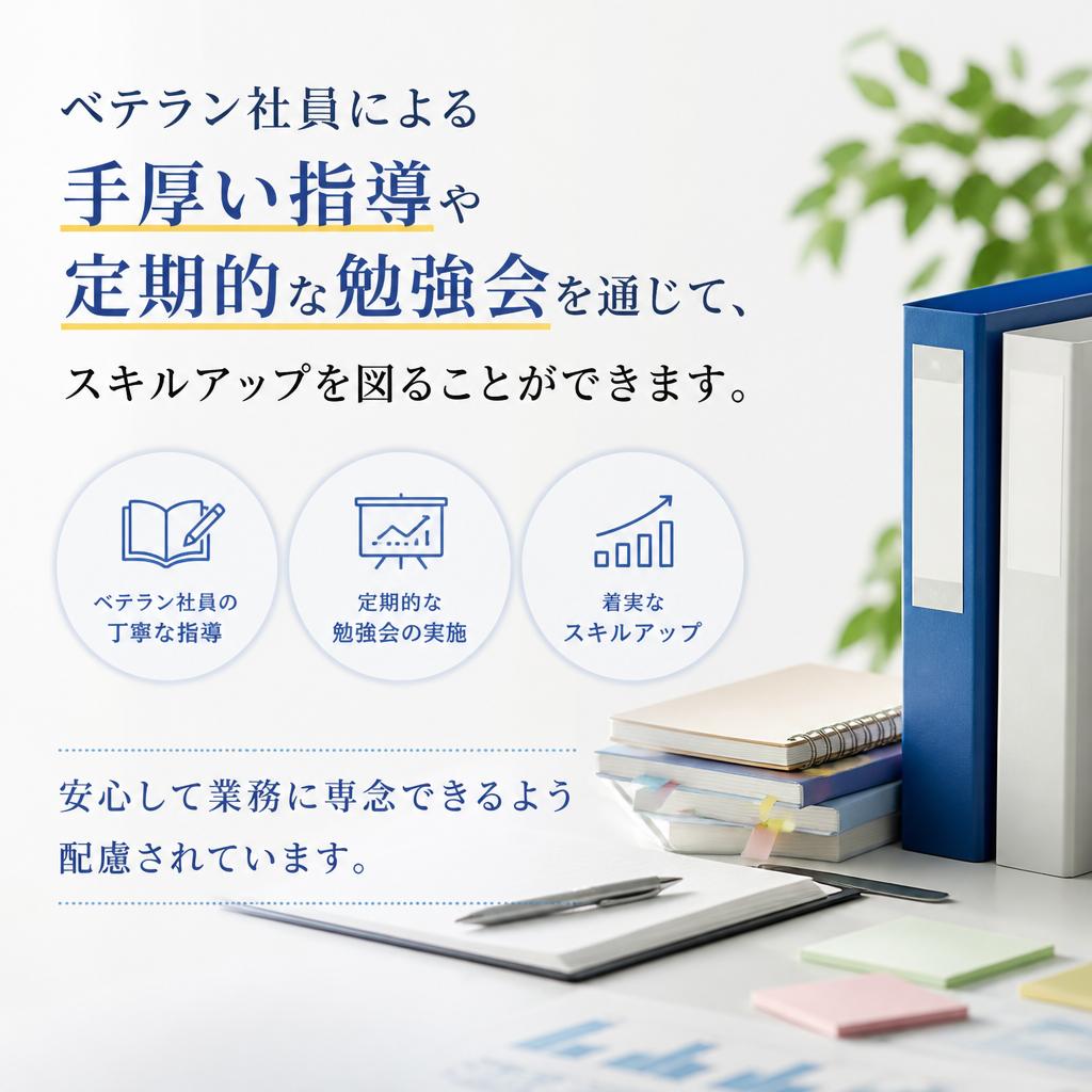 充実のサポート体制