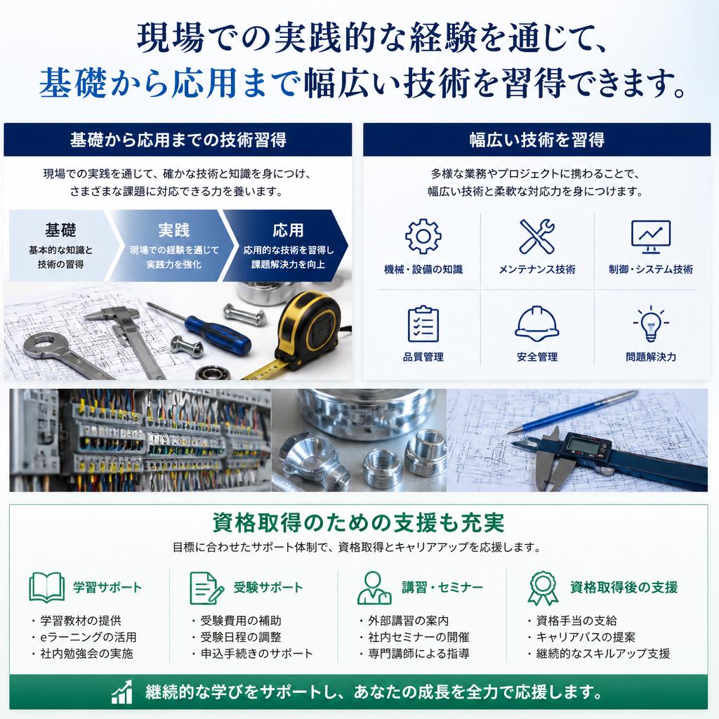 スキルアップの機会