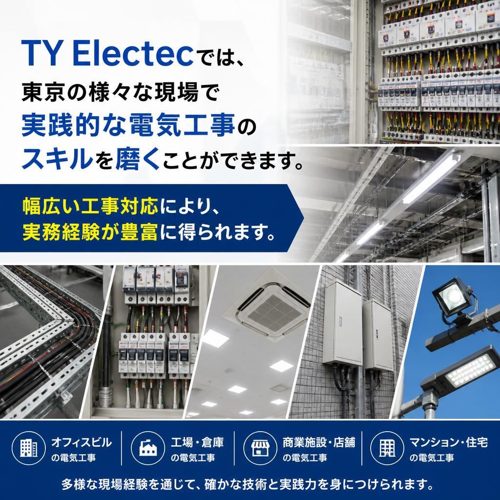 実践的な経験を積める現場環境